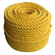Pahal PP Twisted Rope Diameter 14 mm X Length 110 meter (Yellow, 363 feet)