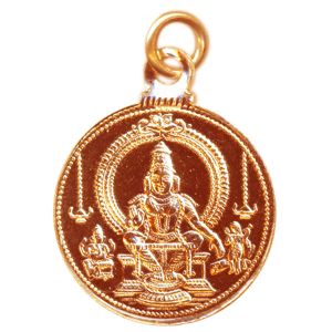 Sabarimala Ayyappa Swamy Aiyappan Swamiye Saranam Ayyappa Copper Pendant S930071-02