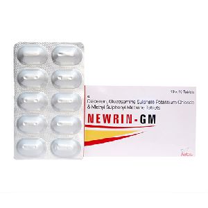 Diacerein Glucosamine Sulphate Potassium Chloride and Methylsulfonylmethane Tablets