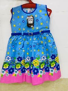 printed cotton frock