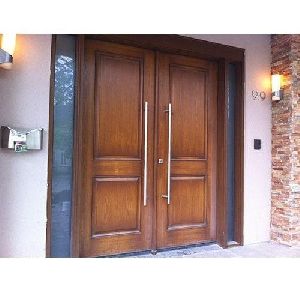 Natural Wood Front Door