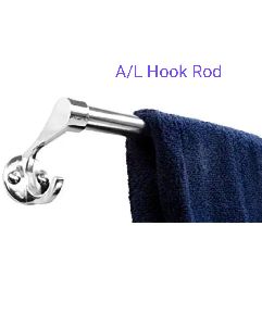 Silver Stainless Steel Hook Towel Rod, For Bathroom at Rs 70/piece in  Ahmedabad