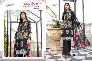Adan Libaas Schiffli Collection Vol-04 Party Wear Pakistani Style Dress Material