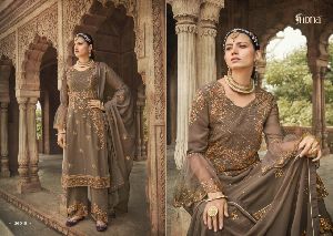 Fiona Navya Vol - 5 Party Wear Georgette Dress Material
