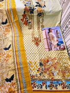 Keval Fab Alija.B Vol-13 Karachi Style Cotton Dress Material