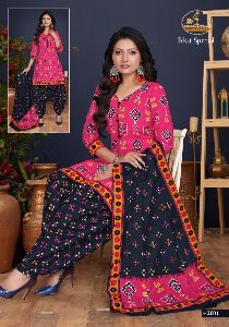 Miss World Ikkat Special Daily Wear Cotton Dress Material