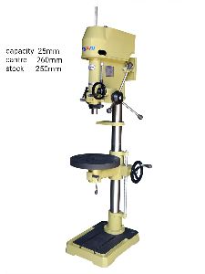 25 mm Dia, Drill Machine with Square Table, Lifting Rack, 8-Speed, 4.5 Feet Hight, Light Duty