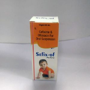 CEFIXIME And OFLOXACIN ORAL SUSPENSION