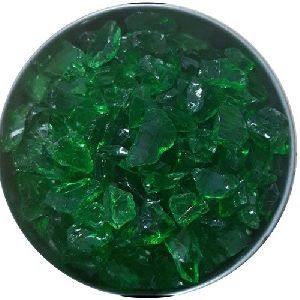 Green Bottle Cullet Glass Scrap