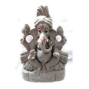 15 Inch Clay Ganesha Statue