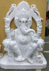 24 Inch POP Ganesha Statue