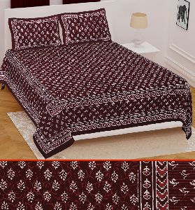 Classic Dabu Double Bed Sheets