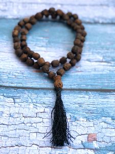 Tulsi Wood Meditation Mala Prayer Beads