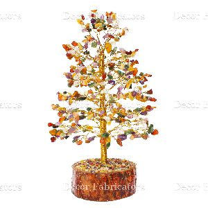500 Beads Multicolor Seven Chakra Stone Christmas Tree