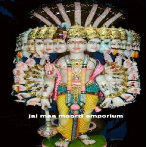 Marble Lord Krishna Virat Roop Statue