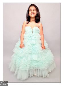 Girls Frilled Party Dress