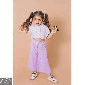 Girls Twin Purple Hoodie Active Wear