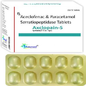 Aceclofenac and Paracetamol Serratiopeptidase Tablets