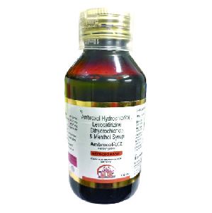 Ambroxol HCl Levocetirizine Dihydrochloride and Menthol Syrup