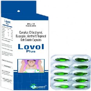 Camphor Chlorothymol Eucalyptol Menthol and Terpineol Soft Gel Capsules