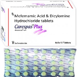 Mefenamic Acid and Dicyclomine HCL Tablets