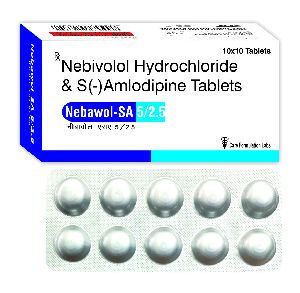 Nebivolol HCl and S- Amlodipine Tablets
