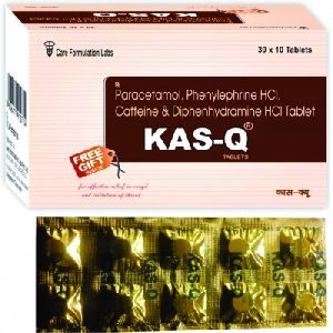 Paracetamol Phenylephrine HCl Caffeine and Diphenhydramine HCl Tablet