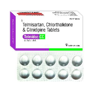 Telmisartan Chlorthalidone and Cilnidipine Tablets