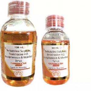 Terbutaline Sulphate Bromhexine HCl Guaiphenesin and Menthol Syrup