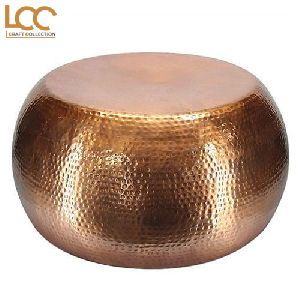 Round Copper Coffee Table