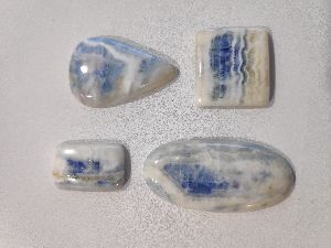Blue Rhodocrosite cabochons