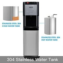 LEONARD USA Bottom Loading Stainless Steel Water Dispenser Hot, Cold & Normal