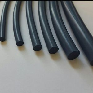Black rubber cord