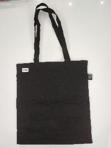 FULLY BLACK DYED COTTON BAG