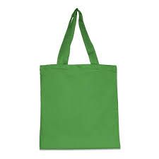 GREEN DYED COTTON TOTE BAG