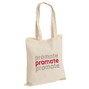 TWO COLOUR PRINTED COTTON TOTE BAG