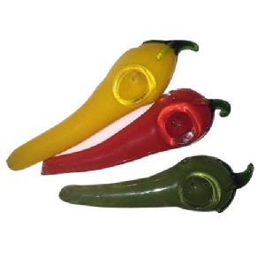 Vegetable Shape Glass Smoking Pipes