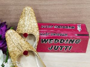 Mens Wedding Sherwani Matching Punjabi Jutti- SPF-4012