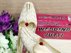 Mens Wedding Sherwani Matching Punjabi Jutti- SPF-4021