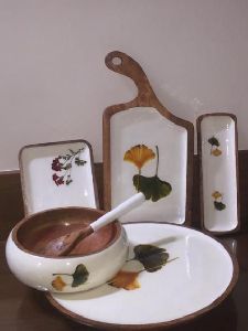 Wooden Platter Set