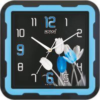 M.No. 3287 Black Flower Wall Clock