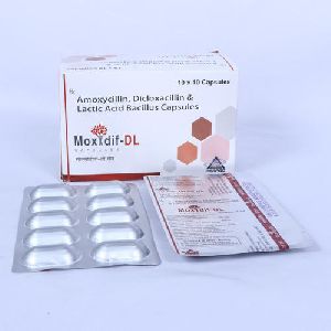 Amoxycillin Dicloxacillin and Lactic Acid Bacillus Capsules