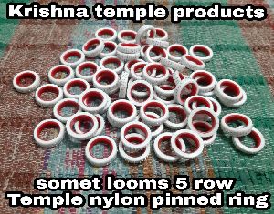 Temple 5 row nylon pinned rings