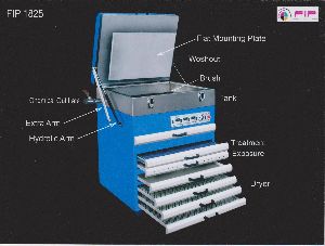 Lable and letterpress photopolymer plate making machine