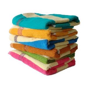 Colour Striped Bath Towels