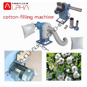 Cotton fiber carding machine pillow filling machine
