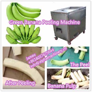 Green banana peeling machine banana peeling machine slicer lengthways