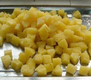 frozen pineapple slice