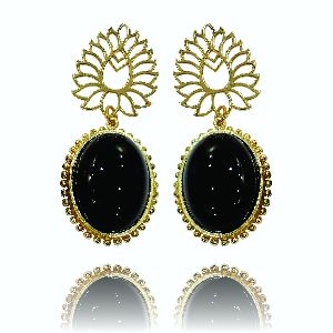 Designer Earrings In Brass