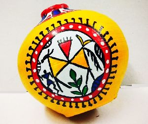 claypots handpainted tabletop homedecor